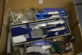 Plated flatware etc.