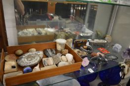 A good collection of mineral samples, fossils etc.