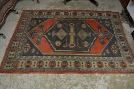 A Kilim style rug 200cm x 140cm.
