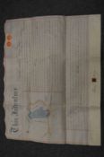 A 19th century indenture.