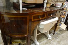 A Georgian style mahogany sideboard.