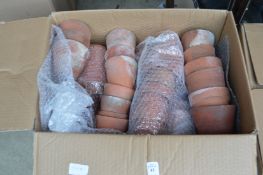 In excess of 200 terracotta plant pots.