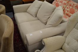 A modern large two seater settee.