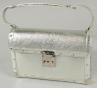 Louis Vuitton, a Suhali L'Aimable Chevre Argent handbag with original box and dust cover.