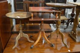 Three occasional tables.