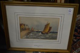 A small group of paintings.