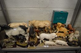 Beswick and other animal groups to include a pig and sow.