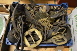 Horse brasses and other related items.