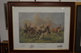 The Return from the Ploughing Match, limited edition colour print.