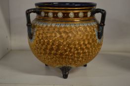 A Royal Doulton cauldron shaped bowl.