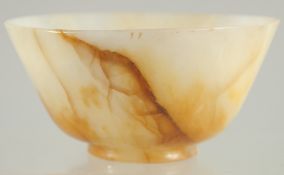 A JADE BOWL, 11.5cm diameter.