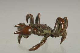A JAPANESE BRONZE CRAB.