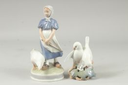 A COPENHAGEN PORCELAIN GROUP 