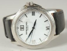 A GENTLEMAN'S RAYMOND WEIL WRIST WATCH.