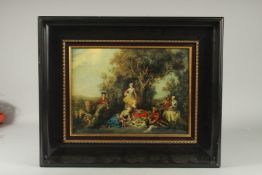 AFTER NICOLAS LANCRET. A FRAMED PICTURE: AUTUMN. 10ins x 13ins.