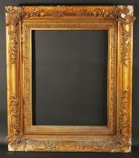 A 19th Century Continental gesso frame, rebate size 20