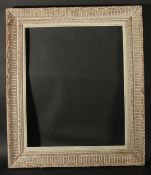 Mid-20th Century French, a carved and painted frame, rebate size, 19.75