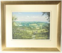 Andrew Dandridge (b. 1953) British, 'Over the Stile to Distant Hills', signed, and 'Tarn Hows,