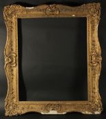 A Victorian swept frame, rebate size, 30