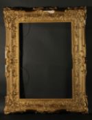 A Victorian Gilt swept frame, rebate size, 26