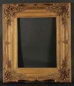 A late 19th Century Swept frame, rebate size, 13.5