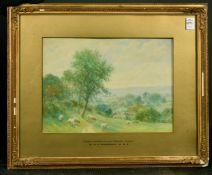 Roberto Angelo Kittermaster Marshall (1849-1926) British, 'Distant South Downs from Warbleton,