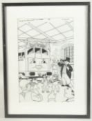 Tim Marwood (1954-2008) British, 'Thomas', 'Boco the Brave', no 187, ink, inscribed, numbered and
