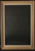 Mid-20th Century French, a carved and painted frame, rebate size, 23.5