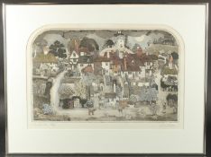 Graham Clarke (b. 1941) British, 'The Varmintry', colour etching, inscribed, numbered 255/400 and