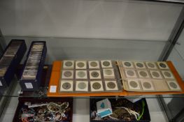 A good large collection of half crowns and other coins.