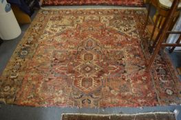 A Persian design carpet (reduced in length) 205cm x 220cm.