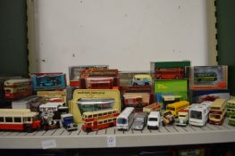 Boxed model vehicles etc.