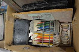 Artists paints and other related items.