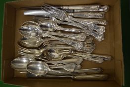 Plated flatware.