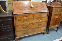 A George III mahogany bureau.