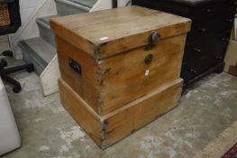An unusual Victorian pine ice box/fridge.