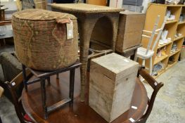 Various footstools etc.