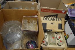 Household glassware etc.