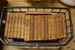 Leather bound books.