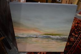 Four modern paintings/prints.