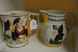Two Commemorative jugs.