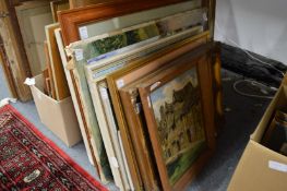 Paintings and prints.