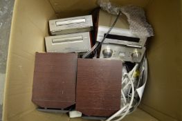 A Technics mini hi-fi stystem.