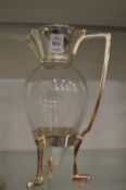 A Christopher Dresser style claret jug.