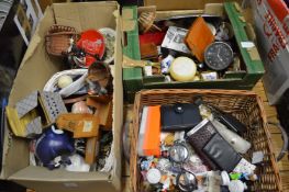 Three boxes of miscellaneous collectables.