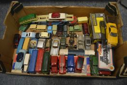 A collection of Dinky and other toy and model cars etc.