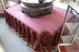 A large upholstered seat.