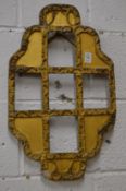 Six various gilt picture frames.