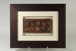 A PIECE OF 13TH CENTURY, CIRCA. 1250, WOOD TAKEN FROM THE SOUTH TRANSEPT OF YORK MINSTER,