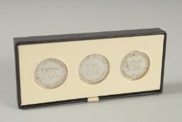 THREE SILVER TABLETS, Yes and No.